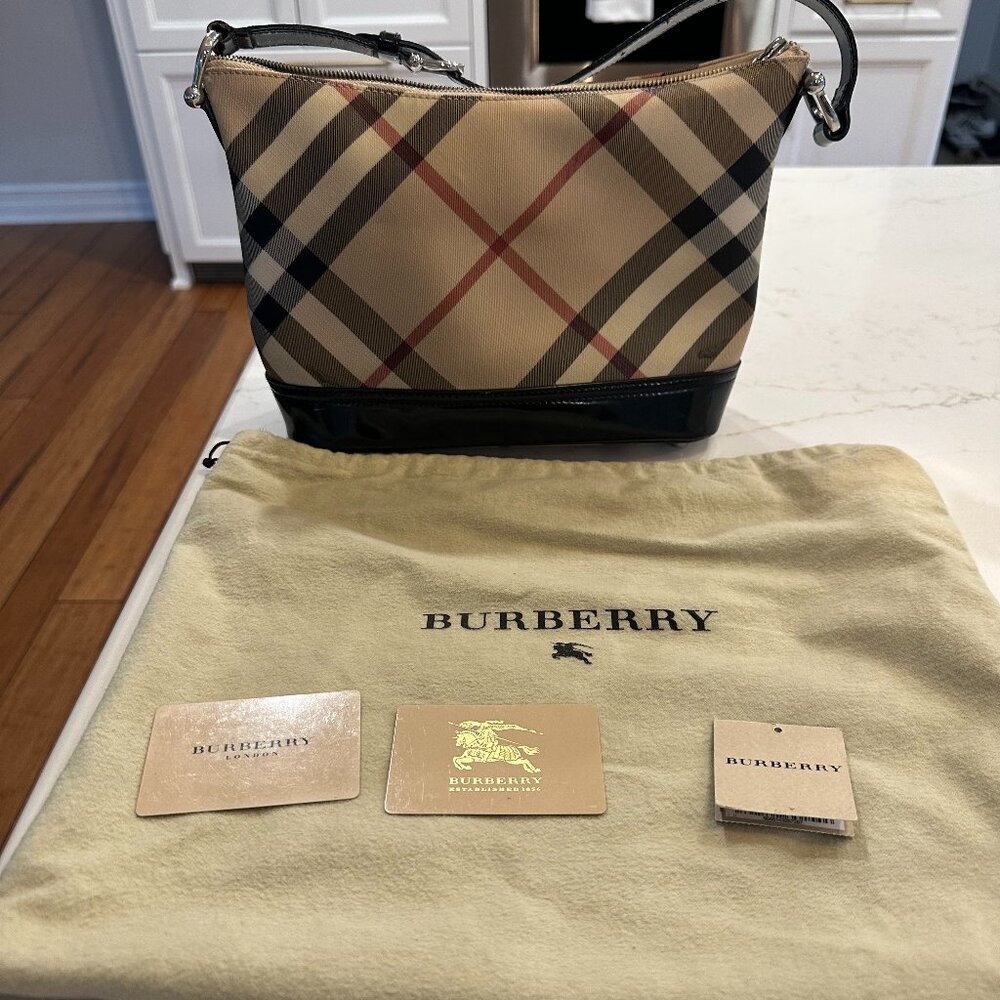 Vintage Burberry Nova Check Shoulder Bag